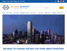 Tablet Screenshot of blandgarveywealthadvisors.com